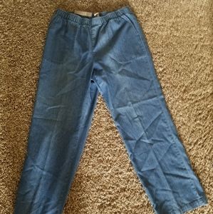 white stag flat front jeans